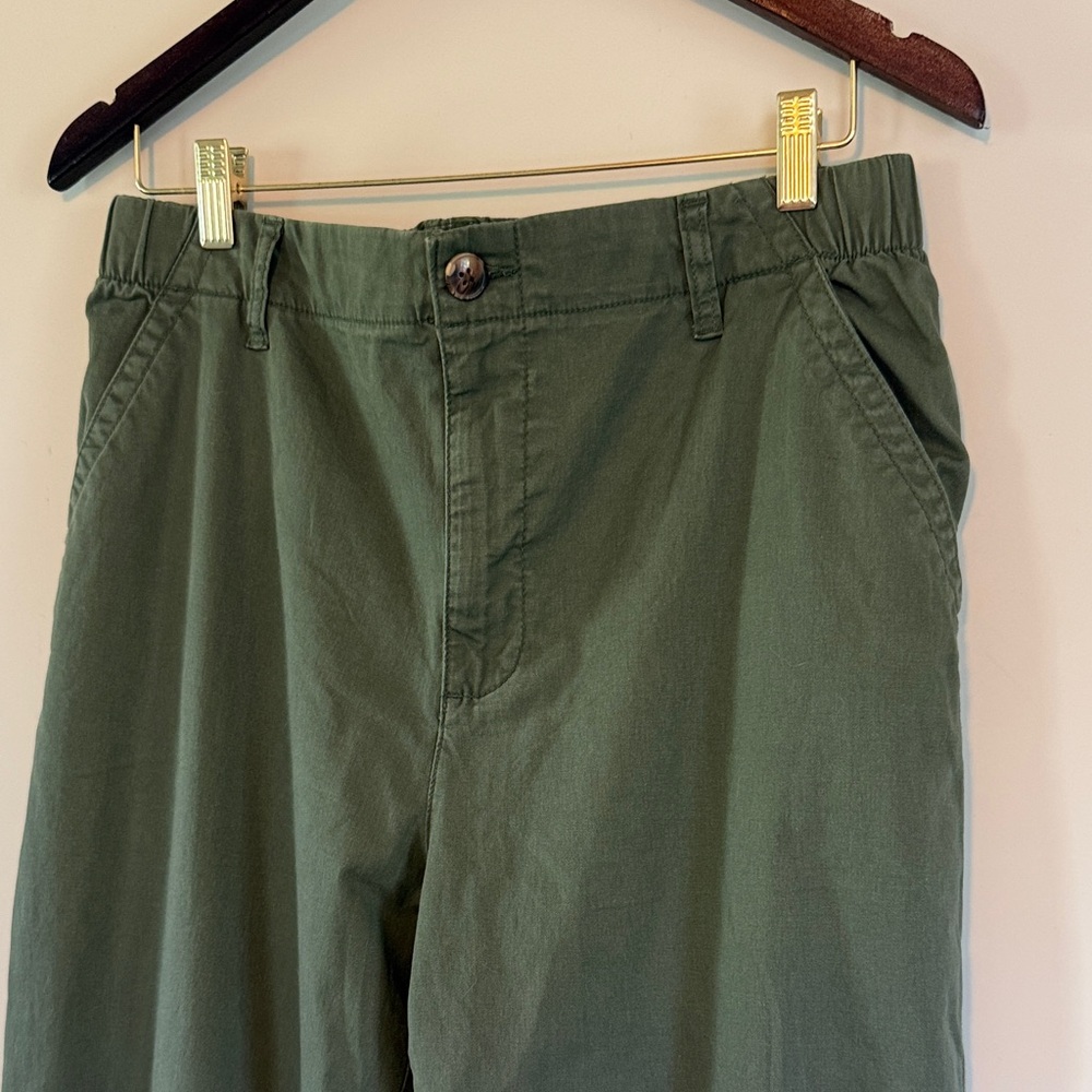 Old Navy Women’s Olive Green Cotton OG Chino Pants Sz L Tall NWOT - Picture 3 of 5